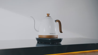 Brewista Artisan Electric Gooseneck Kettle, Water Boiler with LCD Panel, Precise Temperature Control, Fast Boiling and Keep Warm Settings for Pour-Over Coffee & Tea, Café, 1 Liter